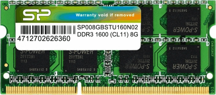 Silicon Power 8GB /1600 DDR3 SoDIMM RAM