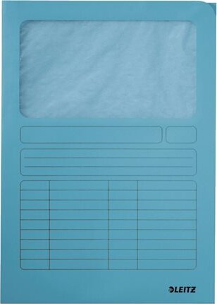 Leitz A4 Ablakos mappa - Világoskék