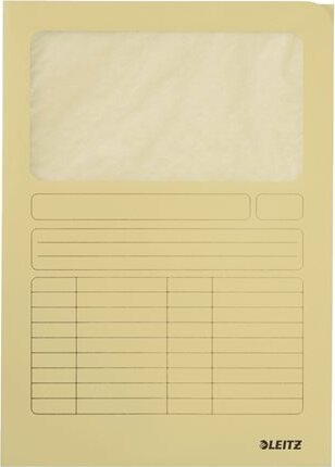 Leitz A4 Ablakos mappa - Sárga