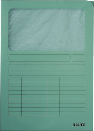 Leitz A4 Ablakos mappa - Világoszöld