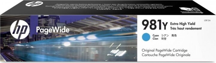 HP L0R13A 981Y Eredeti Tintakazetta Ciánkék