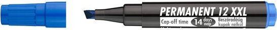 ICO Permanent 12 XXL 1-4mm Alkoholos marker - Kék
