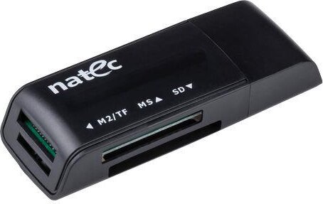 Natec Mini Ant 3 USB 2.0 Kártyaolvasó Fekete Natec Mini Ant 3 USB 2.0 Kártyaolvasó Fekete