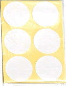 Etikett 30mm Köralakú (60 etikett / csomag)