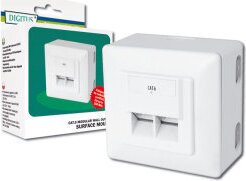 Digitus DN-9006-N 2 db RJ45 (Cat6) csatlakozós fali konnektor