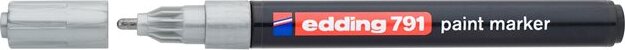Edding 791 1-2mm Lakkmarker - Ezüst