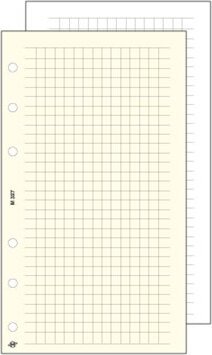 Saturnus 78x129 mm Kalendárium Betétlap - Négyzetrácsos Jegyzetlap (30 lap)