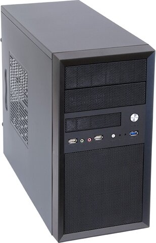 Chieftec CT-01B-350GPB Mesh Series Számítógépház - Fekete + 350W PSU