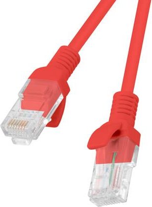 Lanberg PCU6-10CC-0025-R UTP CAT6 Patch kábel 0.25m Piros Lanberg PCU6-10CC-0025-R UTP CAT6 Patch kábel 0.25m Piros