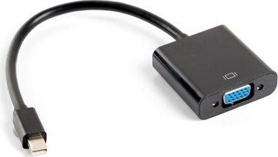 Lanberg mini Displayport - VGA (Apa-Anya) Adapterkábel Fekete