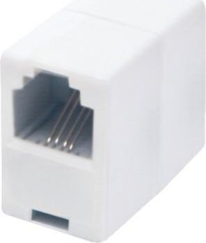 USE TS 15/WH 6P4C Telefonkábel toldó (anya - anya) - Fehér