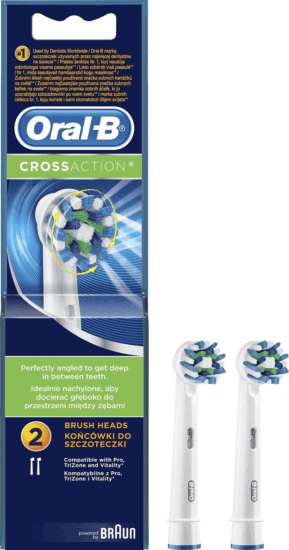 Oral-B EB50-2 CrossAction pótfej (2 db / csomag) Oral-B EB50-2 CrossAction pótfej (2 db / csomag)