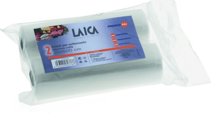 Laica Vákuumcsomagoló fólia 20cm x 6m 2db