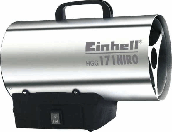 Einhell HGG 171 Niro Hordozható Gázos Hősugárzó 17000W - Ezüst