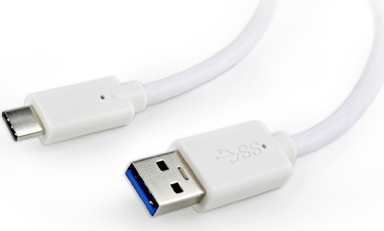 Gembird USB type-C apa - USB 3.0 apa kábel 1.8m - Fehér