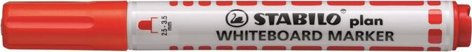 Stabilo Plan 2.5-3.5mm Táblamarker - Piros