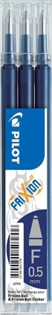 Pilot Frixion Ball/Clicker Rollertoll betét - 0.25 mm tintakék (3 db/csomag)