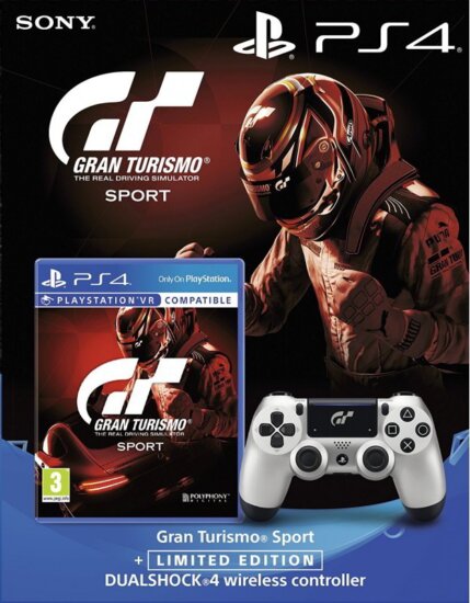 Gran Turismo Sport PS4 + Limited Edition Dualshock 4 Wireless Controller