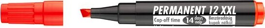 ICO Permanent 12 XXL 1-4mm Alkoholos marker - Piros