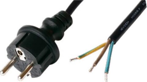 Somogyi N 8-5/1,5 Hálózati csatlakozókábel 3x1,5mm 5m Somogyi N 8-5/1,5 Hálózati csatlakozókábel 3x1,5mm 5m