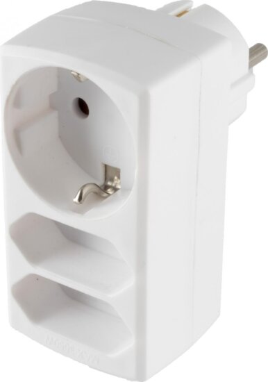 Somogyi NV 131/WH 2euro+1védőérintkező alj elosztó