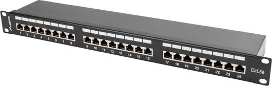 Lanberg PPS5-1024-B 19" Patch panel - 24 port