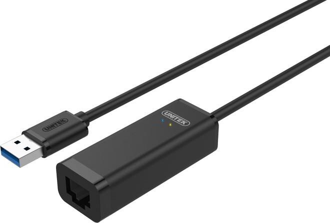 Unitek Y-1468 USB 2.0 - Fast Ethernet (RJ45) Átalakító 0.2m - Fekete