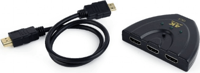 Gembird 4K HDMI Switch 3 PC - 1 Kijelző