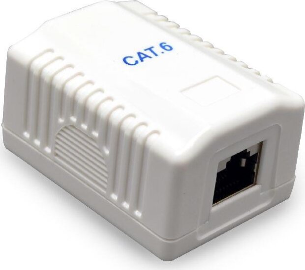 Gembird NCAC-1F6-01 1 db RJ45 (Cat6) csatlakozós fali konnektor
