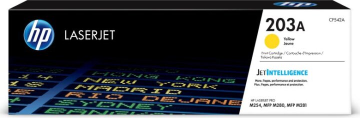 HP CF542A 203A Eredeti Toner Sárga