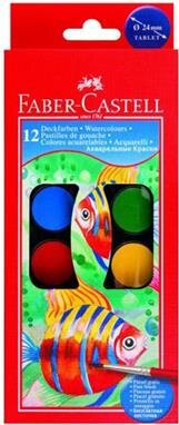 Faber-Castell Vízfesték ecsettel - 12 színű Faber-Castell Vízfesték ecsettel - 12 színű