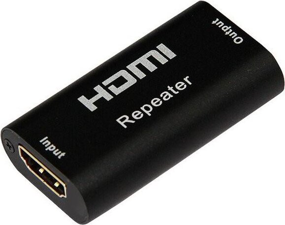 Techly HDMI jelerősítő (Repeater) 4K 40m-ig - Fekete