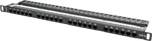Lanberg PPU5-0024-B 19" Patch panel - 24 port