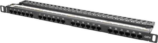 Lanberg PPU6-0024-B 19" Patch panel - 24 port