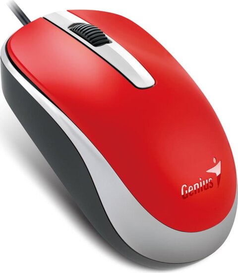 Genius DX-120 USB Vezetékes Optikai Egér - Piros