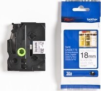 Brother TZEN251 P-Touch Feliratozógép szalag 18 mm fehér alapon fekete, nem laminált