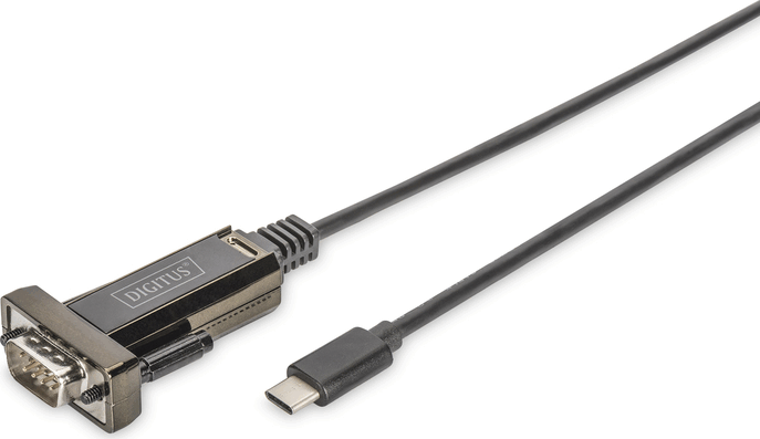 Digitus DA-70166 USB-C - VGA (apa - apa) kábel 1m - Fekete