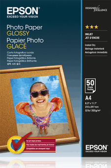Epson C13S042539 A4 fényes fotópapír (50 db/csomag) Epson C13S042539 A4 fényes fotópapír (50 db/csomag)