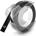 Dymo 3D 9mm Feliratozógép szalag - Fekete alapon fehér