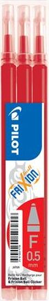 Pilot Frixion Ball/Clicker Rollertoll betét - 0.25mm / Piros (3 db) Pilot Frixion Ball/Clicker Rollertoll betét - 0.25mm / Piros (3 db)