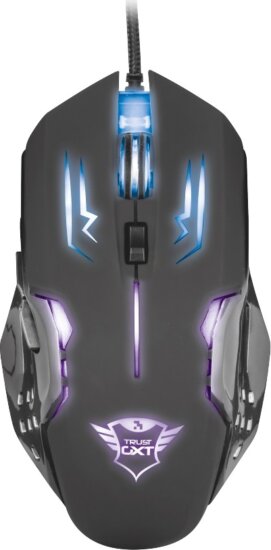 Trust GXT 108 Rava USB Gaming Egér - Fekete/Szürke