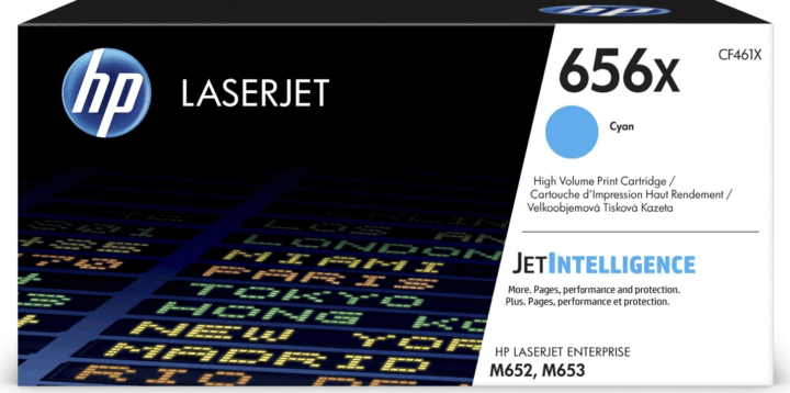 HP 656X Eredeti Toner Cián