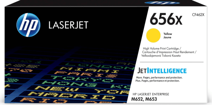 HP 656X Eredeti Toner Sárga