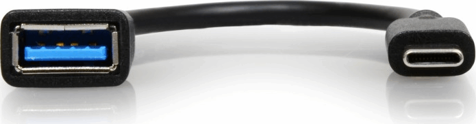Port Connect 900133 USB-A > USB-C Adapter - Fekete Port Connect 900133 USB-A > USB-C Adapter - Fekete