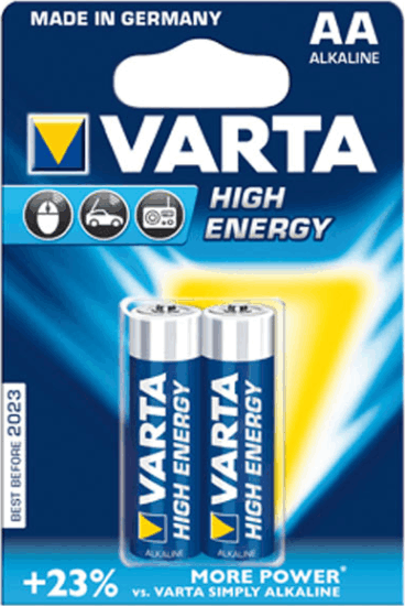 Varta High Energy AA Ceruzaelem (2db/csomag)