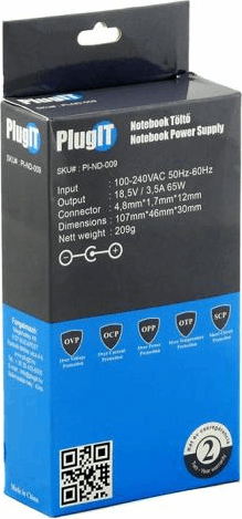 PlugIT PI-ND-009 65W HP Notebook Töltő