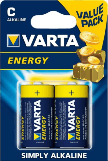 Varta 4114229412 Energy C Alkáli elem (2db/csomag)