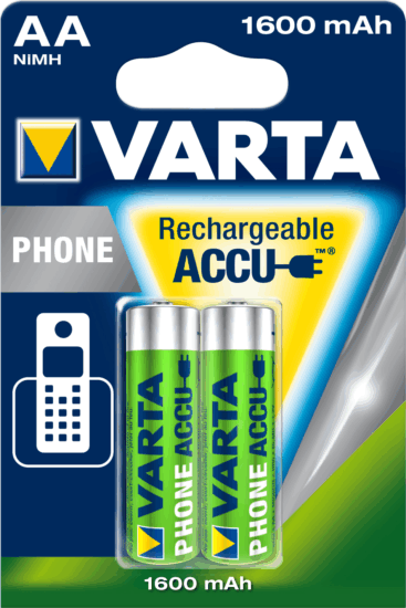 Varta Phone Power AA 1600mAh NiMH újratölthető elem (2db/csomag) Varta Phone Power AA 1600mAh NiMH újratölthető elem (2db/csomag)