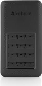 Verbatim 256GB Secure Portable Számkódos Külső SSD - Fekete