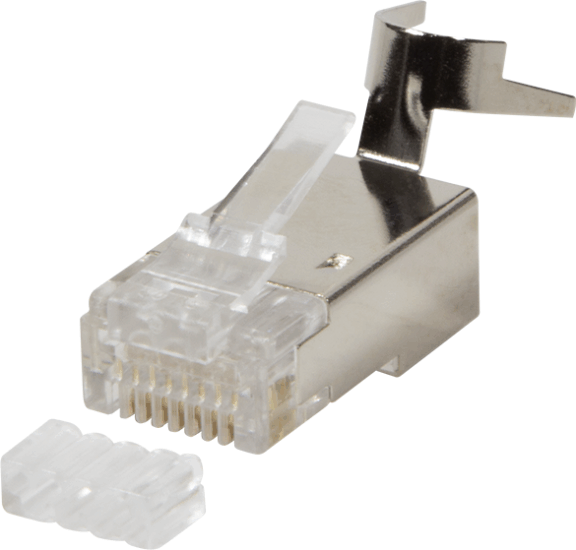 LogiLink Cat7 / Cat6a Moduláris RJ45 csatlakozó (50 db / csomag)